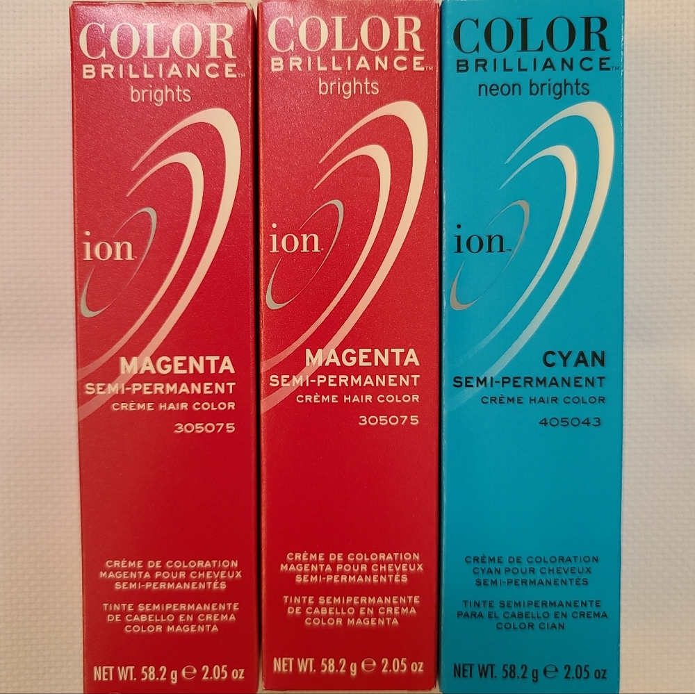 Ion Color Brilliance 3pc BUNDLE  Magenta (2) & Cyan (1)
